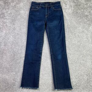 Ag Adriano Goldschmied Mari Jeans Women's 26 Blue Straight High Rise Dark Denim